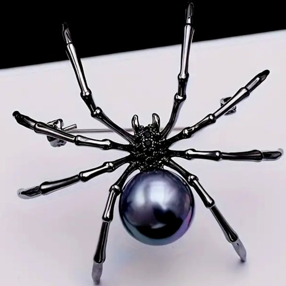 Haven Lane Jewelry - 🌺 🌺 🌺 Halloween Black Spider Brooch
